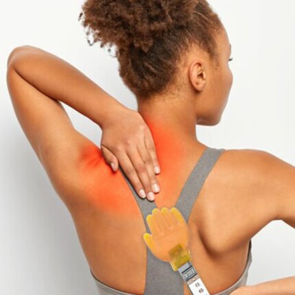 Five Finger Meridian Massage Tool with Non-Slip Handle Effective Acupressure Relief for Stress Tension (1 Pc)